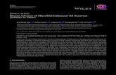 Recent Advance of Microbial Enhanced Oil Recovery (MEOR) in … · 2019. 7. 30. · Tertiary recovery is also known as enhanced oil recovery (EOR), which includes polymer ﬂood-