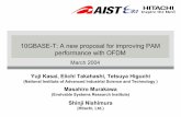 10GBASE-T: A new proposal for improving PAM performance with OFDMgrouper.ieee.org/groups/802/3/an/public/mar04/higuchi_1... · 2004. 3. 10. · 2. OFDM Modulation on DSP DSP processing