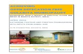 ACHIEVING OPEN DEFECATION FREE GULARIYA MUNICIPALITY · 2017. 3. 20. · create an open defecation free (ODF) environment in Gulariya Municipality in Bardiya District, Nepal. What