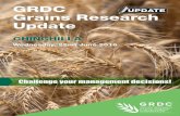 GRDC Grains Research Update...2016 Chinchilla GRDC Grains Research Update 6 Figure 2. Phosphine concentrations measured in silo B (active fumigation). A recirculation system with an