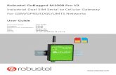 Industrial Dual SIM Serial to Cellular Gateway For …datasheet.zonaindustrial.cl/robustel/M1000-PUMTSB_guide.pdf · 2019. 1. 2. · Robustel GoRugged M1000 Pro V2 Industrial Dual