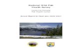 National Wild Fish Health Survey - FWS Misc/Ratcliff... · 2019. 7. 11. · Yellow perch (Perca flavescens) were sampled in June, 2007 from Iron Gate Reservoir to determine if Ceratomyxa