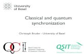 Classical and quantum synchronizationlecture I: classical synchronization • synchronization of a self-oscillator by external forcing • two coupled oscillators • ensembles of