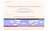 Éléments d’histoire de l’informatiquelig-membres.imag.fr/krakowia/Files/Enseignement/Histoire... · 2019. 4. 23. · COBOL Comit é Compilateur John ... Le nombre d’indices