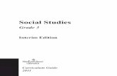 Social Studies - Newfoundland and Labrador...GRADE THREE SOCIAL STUDIES CURRICULUM GUIDE (2011, INTERIM) 1 • promotes the effective learning and teaching of social studies for stu
