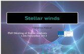 Stellar winds - Universität zu Kölnszecsi/Publications/Talks/... · 2019. 3. 11. · Basic ideas, M˙ and v 1 Stellar wind: continuous outﬂow; stars emit radiation AND particles=’wind’