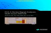 DATA SHEET EXA X-Series Signal Analyzer, Multi-touch N9010B · DATA SHEET EXA X-Series Signal Analyzer, Multi-touch N9010B 10 Hz to 3.6, 7.0, 13.6, 26.5, 32, or 44 GHz Agilent N9010B