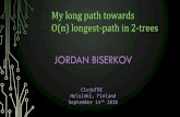 JORDAN BISERKOV - ClojuTRE Biserkov - My... · 2018. 9. 17. · Jordan Biserkov Programming professionally since 2001 Found Lisp in 2005 via pg essays & books Found Clojure on HN
