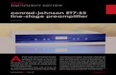 conrad-johnson ET7-S2 line-stage preamplifier · 2020. 2. 28. · the bass line (among its other traits) and the ET7-S2 has taken that notion to heart more than before. The ET7 had