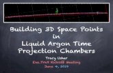Building 3D Space Points in Liquid Argon Time Projection Chambers · 2019. 6. 4. · Liquid Argon Time Projection Chambers First Step is the creation of 3D Space Points from 2D information