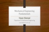 Mechanical Engineering Fundamentals - … · Single Acting Piston Pump •It contains single suction and single delivery pipe in single cylinder. •In single acting piston pump only