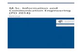 M.Sc. Information and Communication Engineering (PO 2014)...M.Sc. Information and Communication Engineering (PO 2014) Module manual Date: 01.10.2020 Department of Electrical Engineering