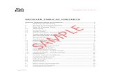 DETAILED TABLE OF CONTENTS SAMPLE - The Fold Legal samples... · Detailed Table of Contents ..... 27 The Fold’s Product Licence Terms and Conditions are available from our website