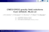 CNES/GRGS gravity field solutions from GRACE: RL03-v2...IDS AWG, Greenbelt, 15-16 October 2015 Gravity EIGEN-GRGS.RL02 Ocean tide FES2004 (degree 80) Atmosphere 3-D ECMWF pressure