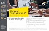 Canada — 14 TaxMatters@EY 16...Jul 15, 2019  · In 2017, Jenna borrowed $10,000 to acquire an investment in the common shares of a bank. The bank pays dividends to its common shareholders