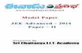JEE-ADVANCED PAPER-II - eenadupratibha.netstagingdemo.eenadupratibha.net/Pratibha/OnlineDesk/jee...JEE -Advanced_Paper 2_Q’Paper 4. A particle of mass m moves on the x – axis as