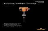 Product Data Sheet: Rosemount 2555 Solids Level Switch · 2020. 12. 18. · Product Data Sheet 00813-0100-2555, Rev AD November 2020 Rosemount™ 2555 Solids Level Switch Capacitance