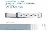 RT-ZVC User Manual - Rohde & Schwarz...User Manual 1326.2139.02 03 9 Solder-in contacts (9): – 8x round headers 1.02 mm – 4x shorting links, round 1.02 mm, spacing 5.08 mm Blue