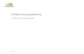 CUDA Compatibility - NvidiaNVIDIA driver. The CUDA driver (libcuda.so on Linux for example) included in the NVIDIA driver package, provides binary backward compatibility. For example,