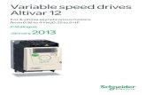 Variable speed drives Altivar 12...Modbus TCP Daisy Chain, Modbus/Uni-Telway, EtherNet/IP, DeviceNet, PROFIBUS DP V0 and V1, I nter B us , CC-L Ink Cards (available as an option) –