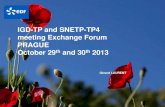 Gestion des déchets de IGD-TP and SNETP-TP4 graphite meeting … · 2017. 9. 28. · IGD-TP and SNETP -TP4 - Meeting Exchange Forum PRAGUE October 29. th. thand 30 2013 . October