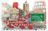 Rural Tourism in Valencia...construeix e/ teu hort urbà emporta-te'l a casa \ menú8 de ea Tomata ALCAth DE XIVERT 13 i 14 2018 13-14 OCTUBRE 2018 RESTAURANTE CASTELL XIVERT …