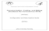 Documentation, Coding, and Billing (Guidance for Coronavirus 2019) · 2020. 10. 26. · Documentation, Coding, and Billing(Guidance for Coronavirus 2019) Version 1 Configuration and
