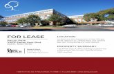 FOR LEASE - LoopNet · 2018. 10. 12. · 136,444 SF Class A office building located in the bustling Hwy 183 corridor. Upscale finishes, LEED certified. LOCATION PROPERTY SUMMARY Located
