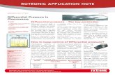 How to keep control of Differential pressure · 2020. 2. 28. · PF4 - Differential pressure transmitter PF4 is fully integrated in Rotronic HW4 software to easily monitor small pressure
