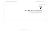 FEM Modeling: tttruong/IFEM.Ch07.Slides.pdf Introduction to FEM 7 FEM Modeling: Introduction IFEM C