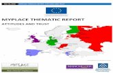 MYPLACE THEMATIC REPORT · 2016. 1. 27. · The aim of this series of thematic reports is to present a general Europe wide thematic analysis of young people’s views, attitudes and