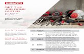 GET THE JOB DONE FASTER - Hilti · 2020. 11. 19. · , SDT 5 and 9, band files, tube belt sanders, burnishers, power shears, nibblers, rivet tool