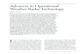 Advances in Operational Weather Radar TechnologyVOLUME 16, NUMBER 1, 2006 LINCOLN LABORATORY JOURNAL Advances in Operational Weather Radar Technology Mark E. Weber n The U.S. aviation