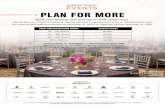 PLAN FOR MORE - Marriott International...PLAN FOR MORE Book your meeting and earn up to 100K points now. Marriott Bonvoy Events is awarding meeting planners a signing bonus of up to