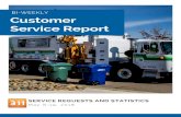 Customer Service Report · 2020. 3. 4. · P a g e | 2 Customer Service Report May 6 to 19, 2018 Bi-weekly Statistics Number of Service request by calls 2,122 Service request by mobile