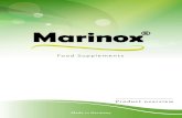 Food Supplements - BFB-Pharma...Marinox Omega-3 1000mg capsule contains 300mg EPA and DHA, which contribute to the normal function of the heart & brain. M arinox Zinc+ includes high