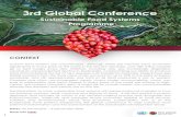 3rd Global Conference - One Planet Network · 2020. 10. 16. · The SFS Programme is part of the One Planet network, formed to implement the UN 10-Year Framework for Programmes on