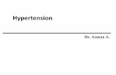 Hypertension - lecture-notes.tiu.edu.iq · Hypertension (High Blood pressure) •Hypertension is considered a SBP ≥ 130–139 mm Hg or DBP ≥ 80–89 mm Hg. •Blood pressure measurement
