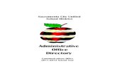 Administrative Office Directory · 2019. 12. 12. · Administrative Directory 2011-2012 Communications Office Revised September 23, 2011 Please submit all changes in writing to the