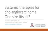 Novel therapies for cholangiocarcinoma: one size fits all? (NEW) RV... · 2020. 9. 11. · Systemic therapies for cholangiocarcinoma: One size fits all? RACHNA T. SHROFF, MD, MS UNIVERSITY