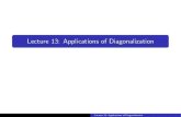 Lecture 13: Applications of Diagonalization 290/M290_Lecture13h.pdf · 2019. 3. 27. · Lecture 13: Applications of Diagonalization. Applications Continued Thus: To nd a k, we must