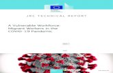 A Vulnerable Workforce: Migrant Workers in the COVID-19 Pandemic · 2020. 12. 10. · COVID-19 Pandemic Fasani, F. Mazza, J. 2020 EUR 30225 EN EUR 29333 EN. This publication is a