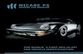 THE WORLD´S FIRST NFC-ID-SET FOR VEHICLE IDENTIFICATION · 2020. 3. 9. · MICARE PS – MISSING CAR REGISTER GMBH Erbacher Tal 18 64646 Heppenheim Germany +49 6252 60 300 25 info@micare-ps.com