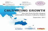 CULTIVATING GROWTH - Crowdfund Insider · 2018. 8. 7. · CULTIVATING GROWTH The 2nd Asia Paciic Region Alternative Finance Industry Report September 2017 AUSTRALIAN CENTRE FOR FINANCIAL