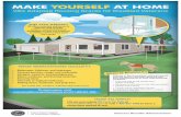 Make Yourself At Home - Veterans Affairs · 2013. 10. 25. · MAKE YOURSELF AT HOME VA’s Adapted Housing Grants for Disabled Veterans DID YOU KNOW? VA offers monetary assistance