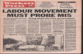 Scanned Image · 2017. 12. 12. · Saturday July 18 1987 WEEKLY PAPER OF THE WORKERS REVOLUTIONARY PARTY Number 83 SUPPORT CONFERENCE Manchester Town Hall Saturday 25 July, 12 noon