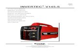 IM2001 INVERTEC V145-S - Rapid Welding V145 2V User... · 2012. 4. 11. · INVERTEC ® V145-S conforms to ... • For fremtidig referanse og for garantier og service, fyll ut den