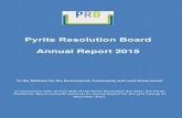 Pyrite Resolution Board...Pyrite Resolution Board Annual Report 2015 To the Minister for the Environment, Community and Local Government In accordance with section 9(4) of the Pyrite