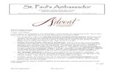 St. Paul’s Ambassador · 2017. 12. 11. · St. Paul’s Ambassador December 2017 1 St. Paul’s Ambassador A newsletter making Christ Jesus known, looking forward to December 2017