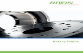 Rotary Tables - Hiwin UKheights simplify the process of selecting the right rotary table. On request, the rotary tables are also supplied as a complete system with drive. 4 Rotary